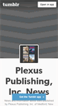 Mobile Screenshot of news.plexuspublishing.com